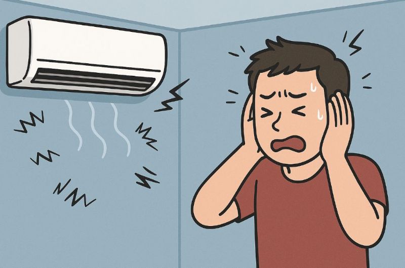 冷氣一開聲音超大？噪音原因與解決方法全解析